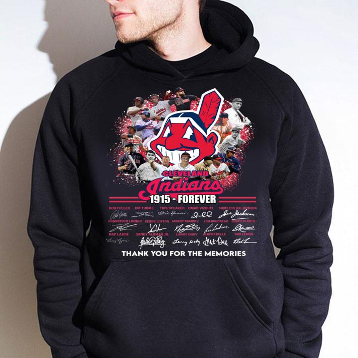 1915 Forever Thank You For The Memories Cleveland Indians t-shirt hoodie