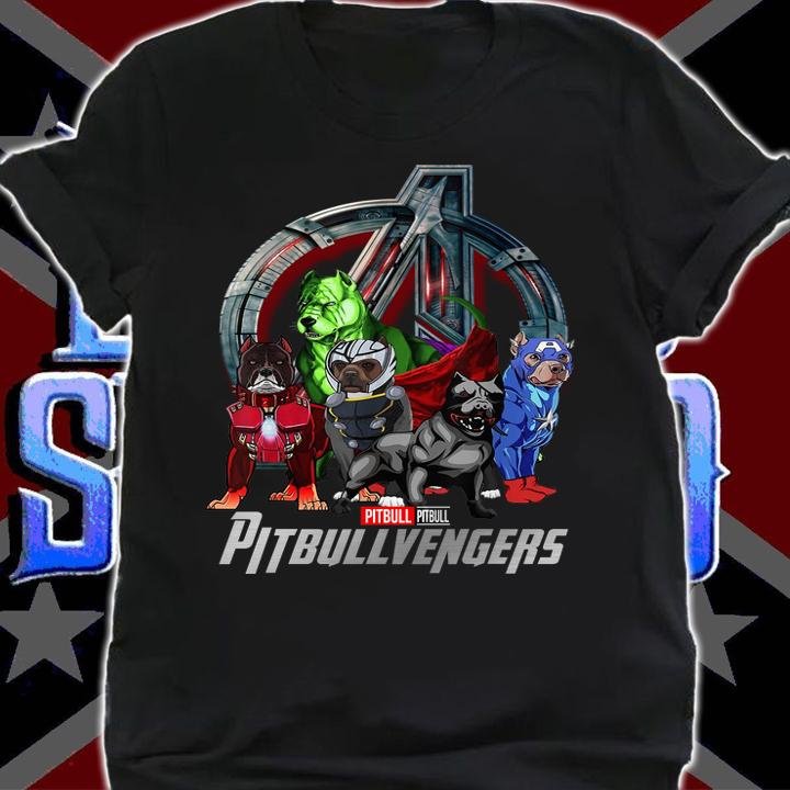 Pitbull pitbullvengers logo captain america t-shirt shirt