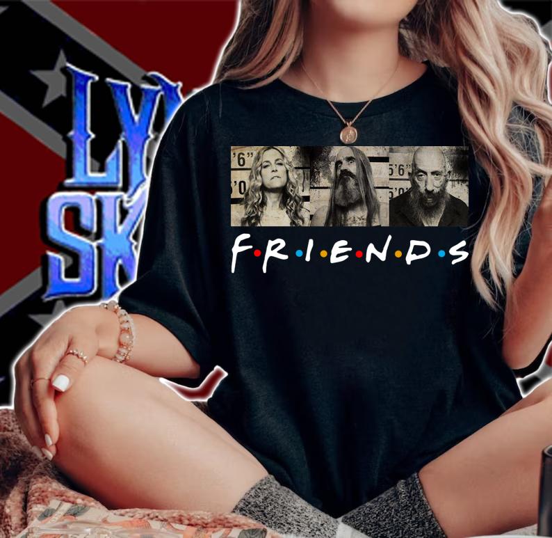 3 From Hell Friends TV Show Rob Zombie 3 t-shirt woman shirt