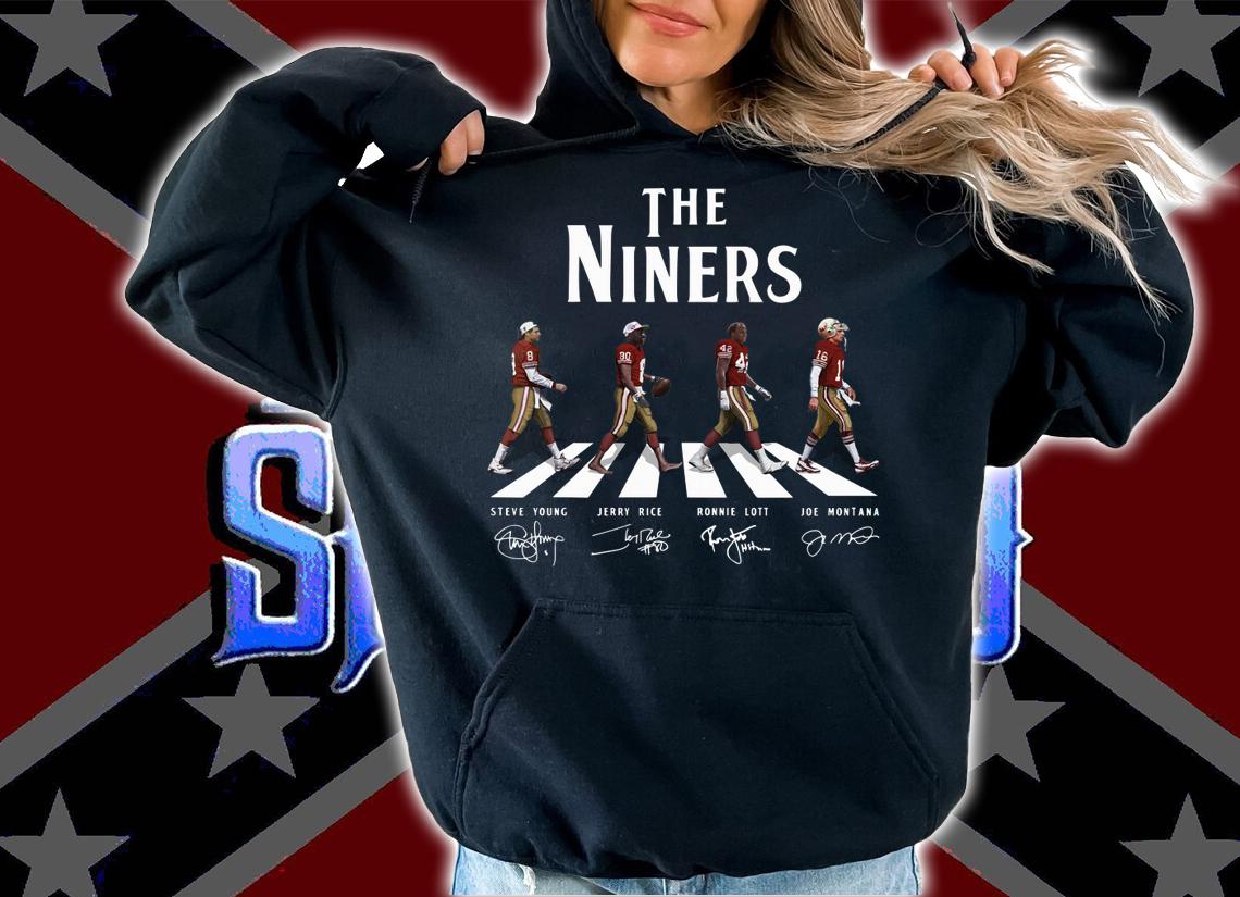 San Francisco 49ers The Niners Abbey Road Signatures t-shirt hoodie