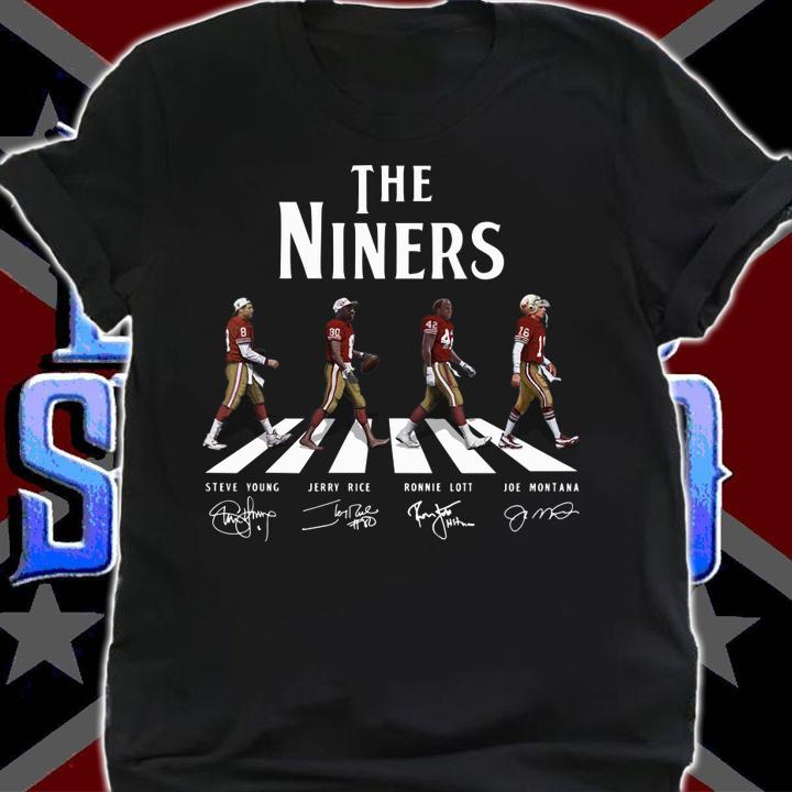 San Francisco 49ers The Niners Abbey Road Signatures t-shirt shirt