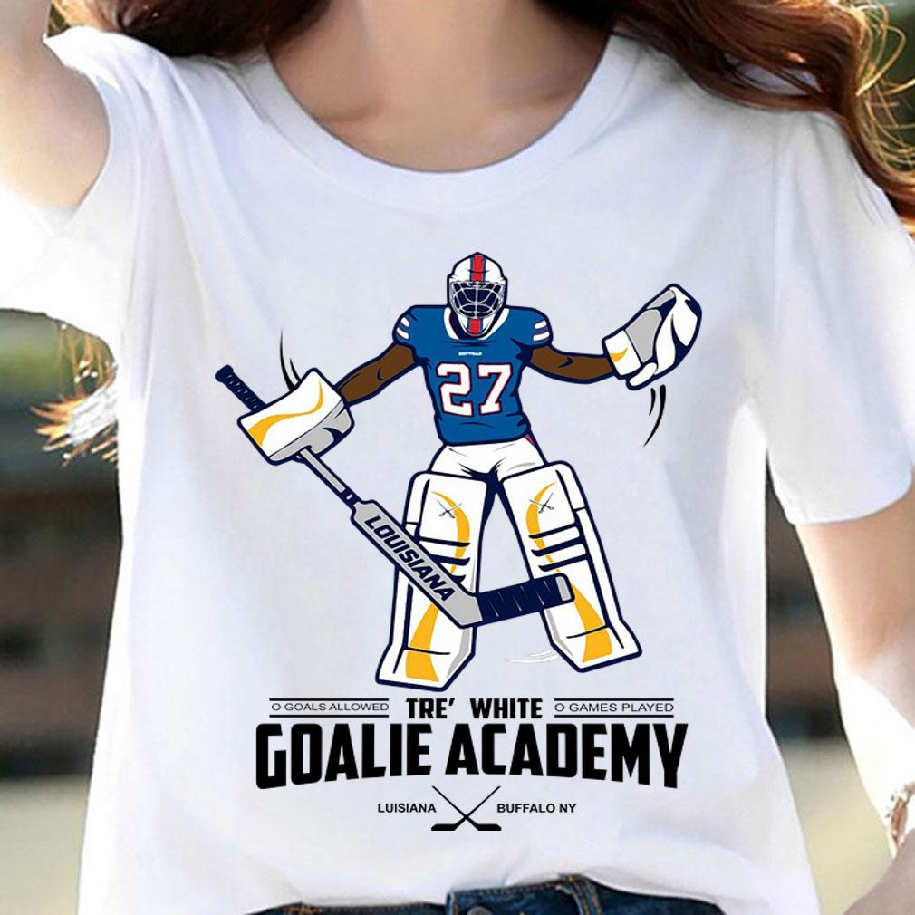 Tre' white goalie academy t-shirt woman shirt