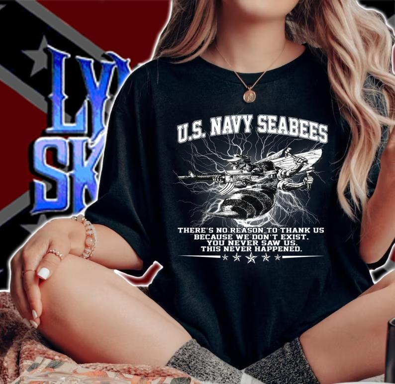 U.S. Navy Seabees t-shirt woman shirt