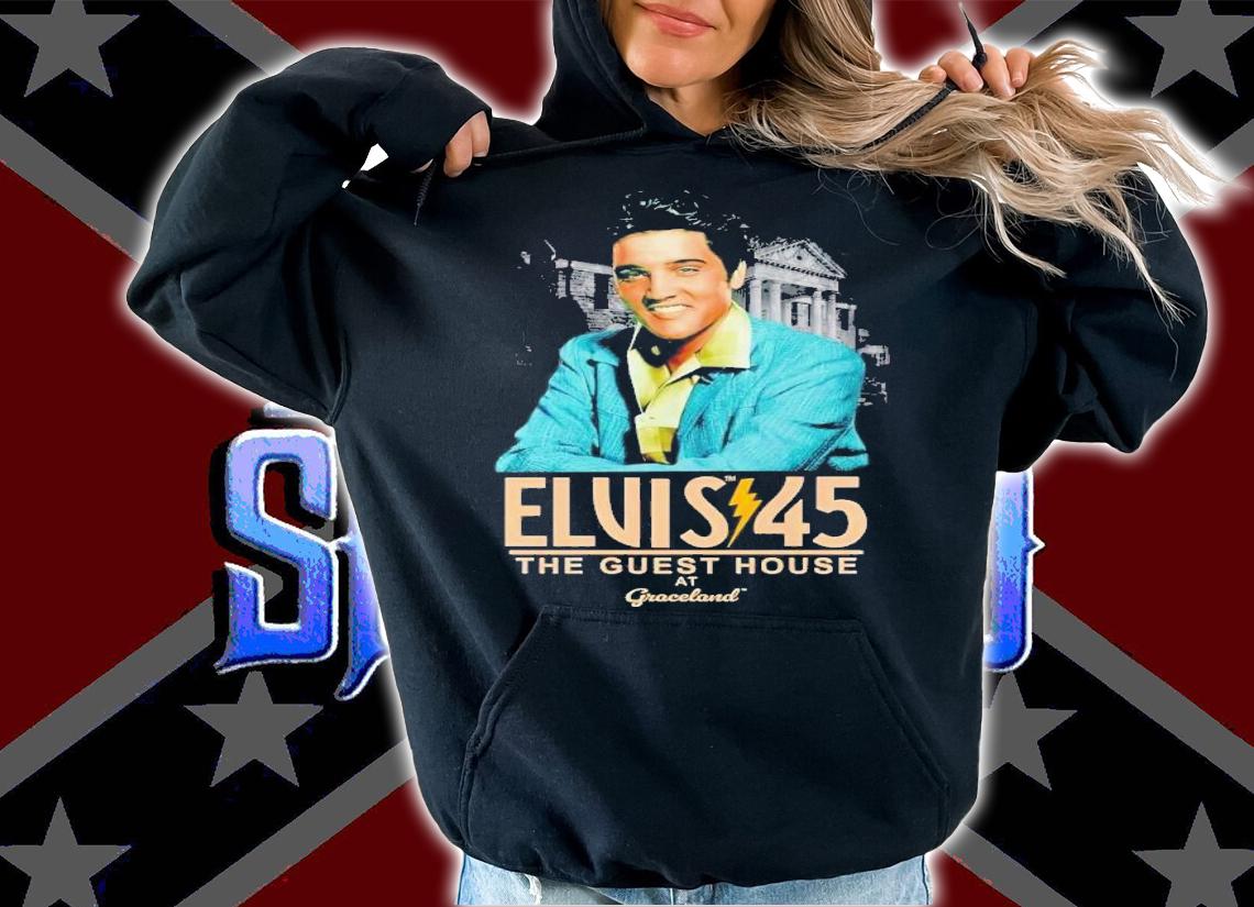 Elvis 45 the guest house at Graceland t-shirt hoodie