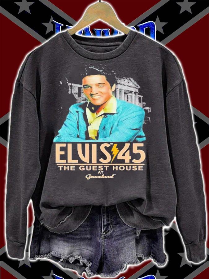Elvis 45 the guest house at Graceland t-shirt sweatshirt
