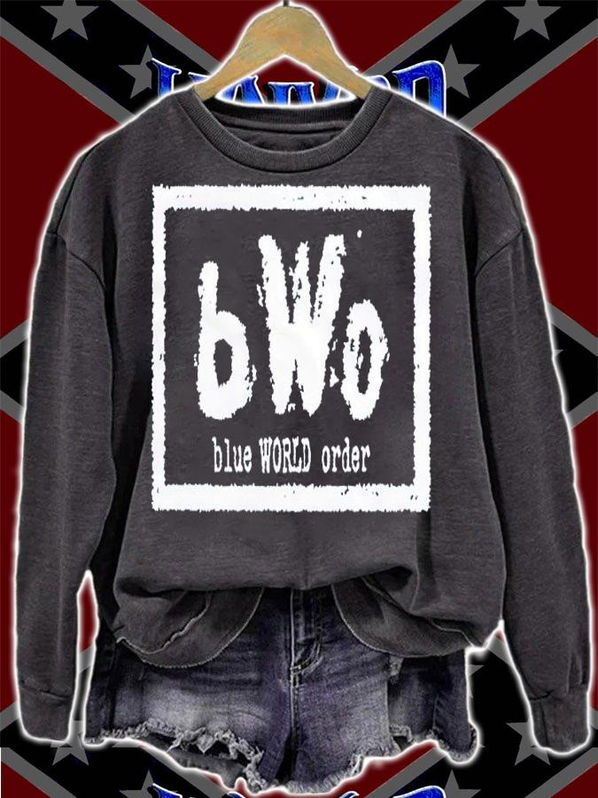 Blue World Order shirt t-shirt sweatshirt
