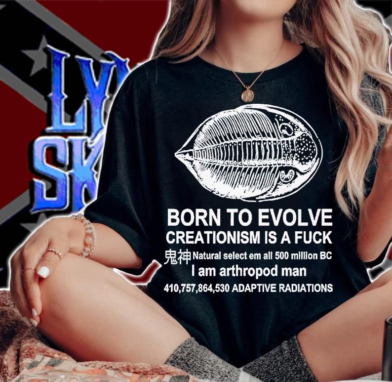 Born To Evolve Creationism A Fuck shirt t-shirt woman shirt