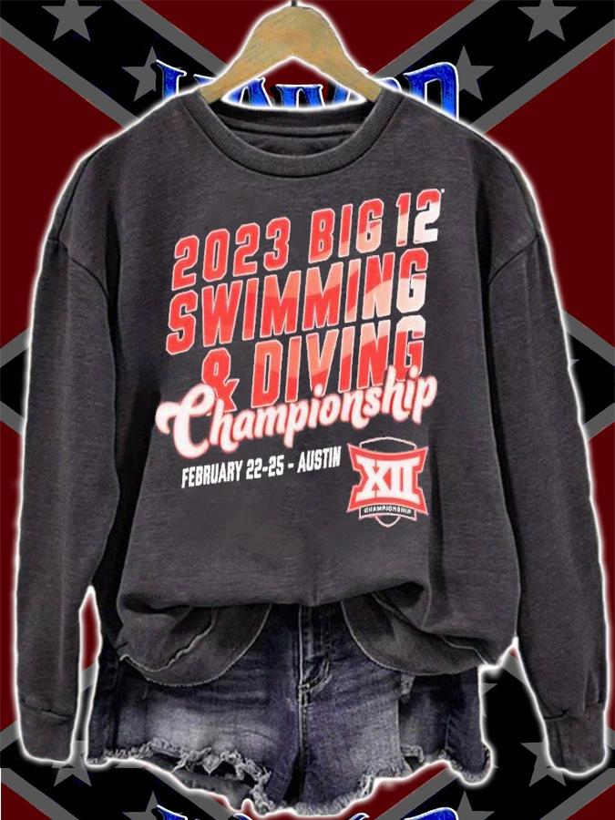 2023 Big 12 swimming and diving Championship February 22 25 shirt t-shirt sweatshirt