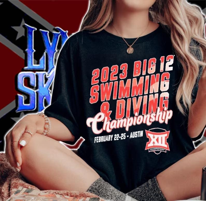 2023 Big 12 swimming and diving Championship February 22 25 shirt t-shirt woman shirt