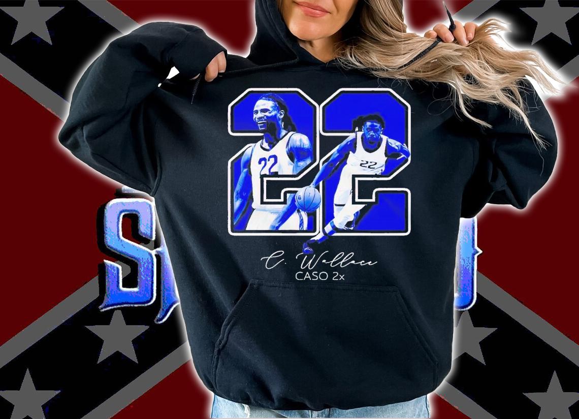 Cason Wallace Blue 22 shirt t-shirt hoodie