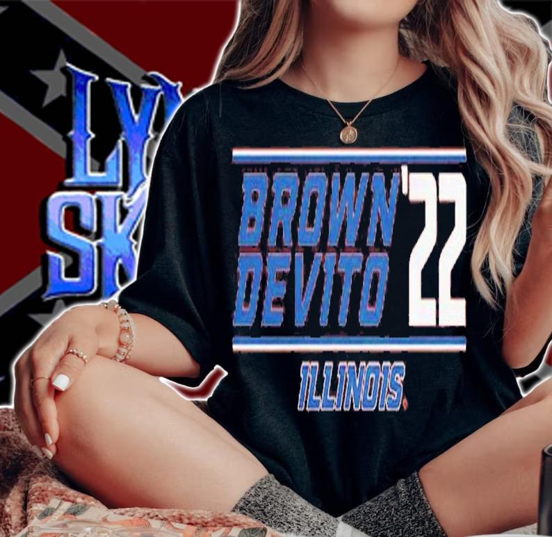 Illinois Football Brown-Devito '22 Shirt t-shirt woman shirt