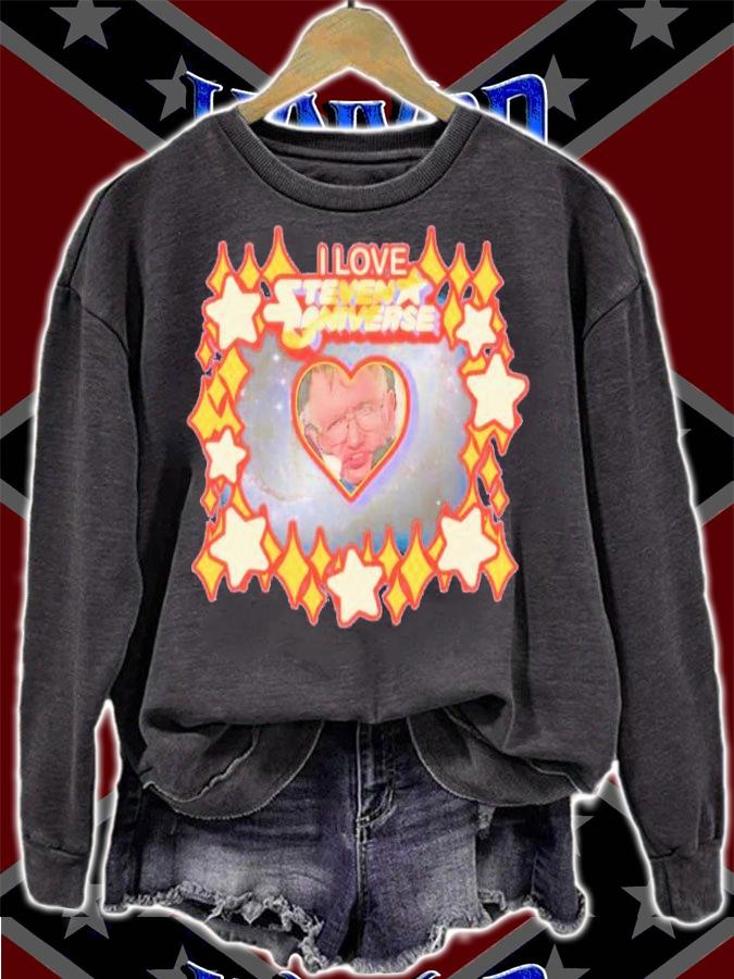 I love Steven Universe Stephen Hawking shirt t-shirt sweatshirt