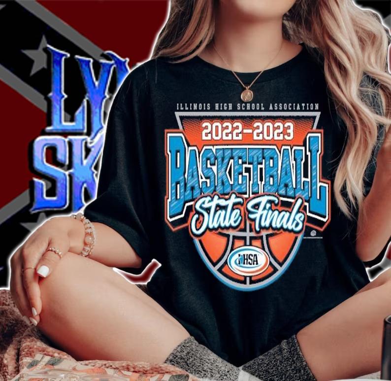Illinois High School 2022 2023 Basketball State Finals IHSA shirt t-shirt woman shirt