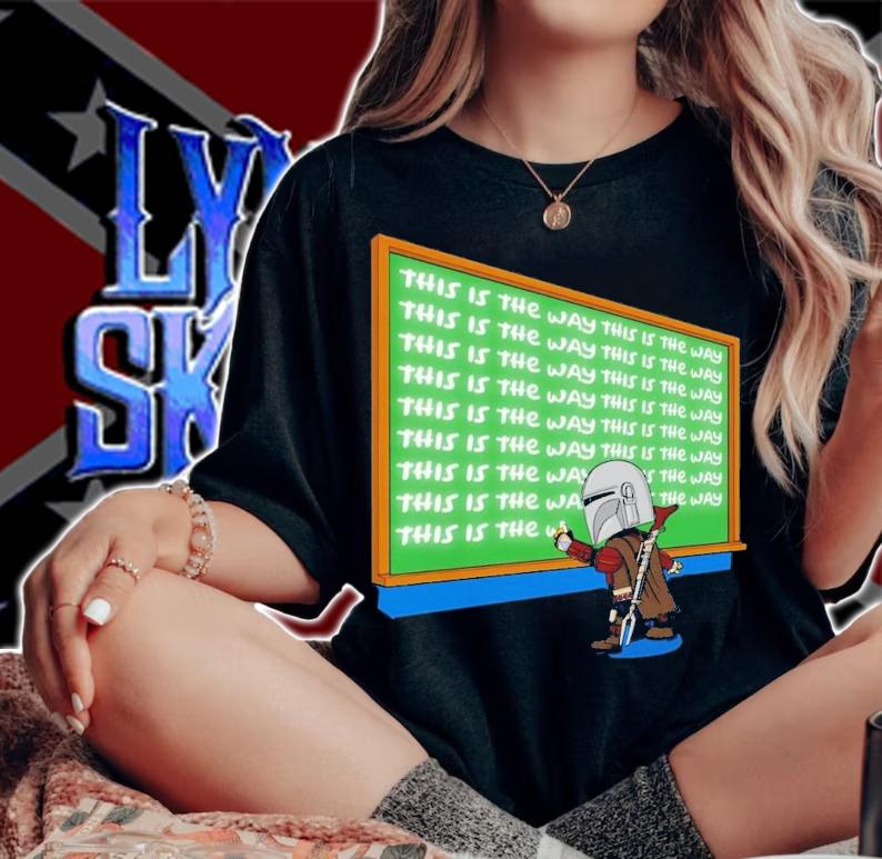 Mando this is the way shirt t-shirt woman shirt