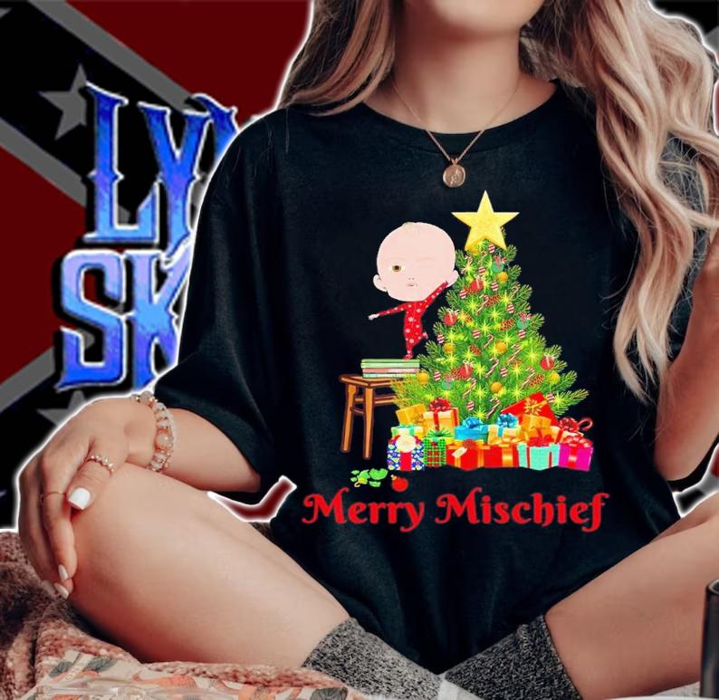 Merry Mischief Christmas shirt t-shirt woman shirt