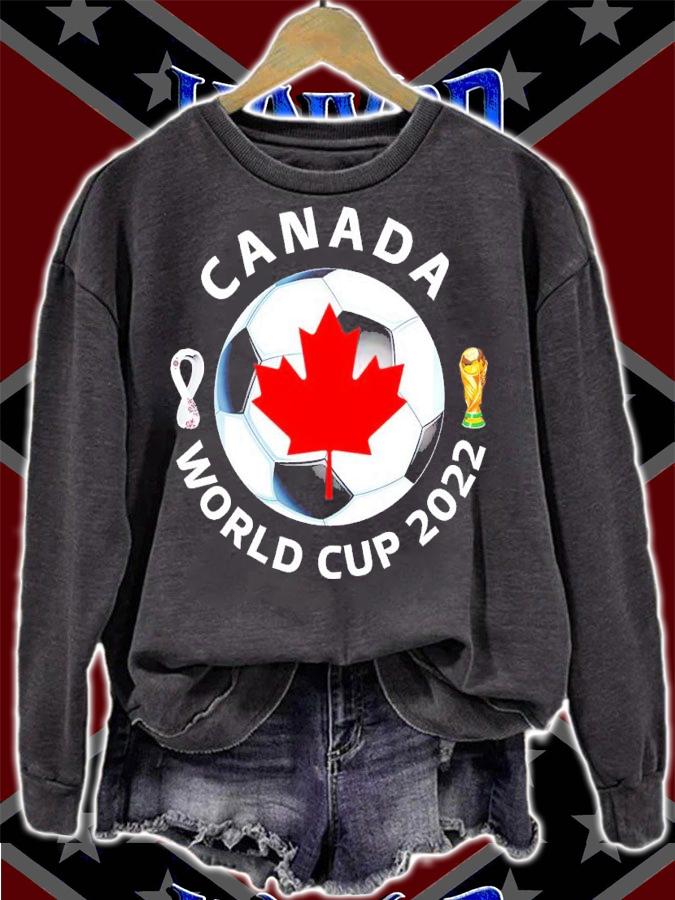 Canada Soccer Team World Cup 2022 Canadian Flag shirt t-shirt