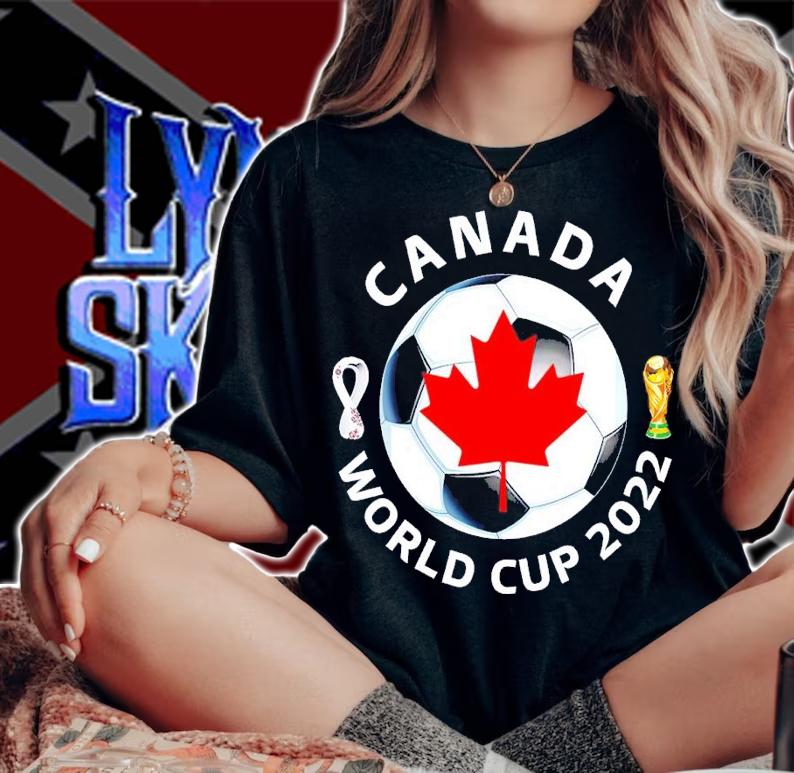 Canada Soccer Team World Cup 2022 Canadian Flag shirt t-shirt