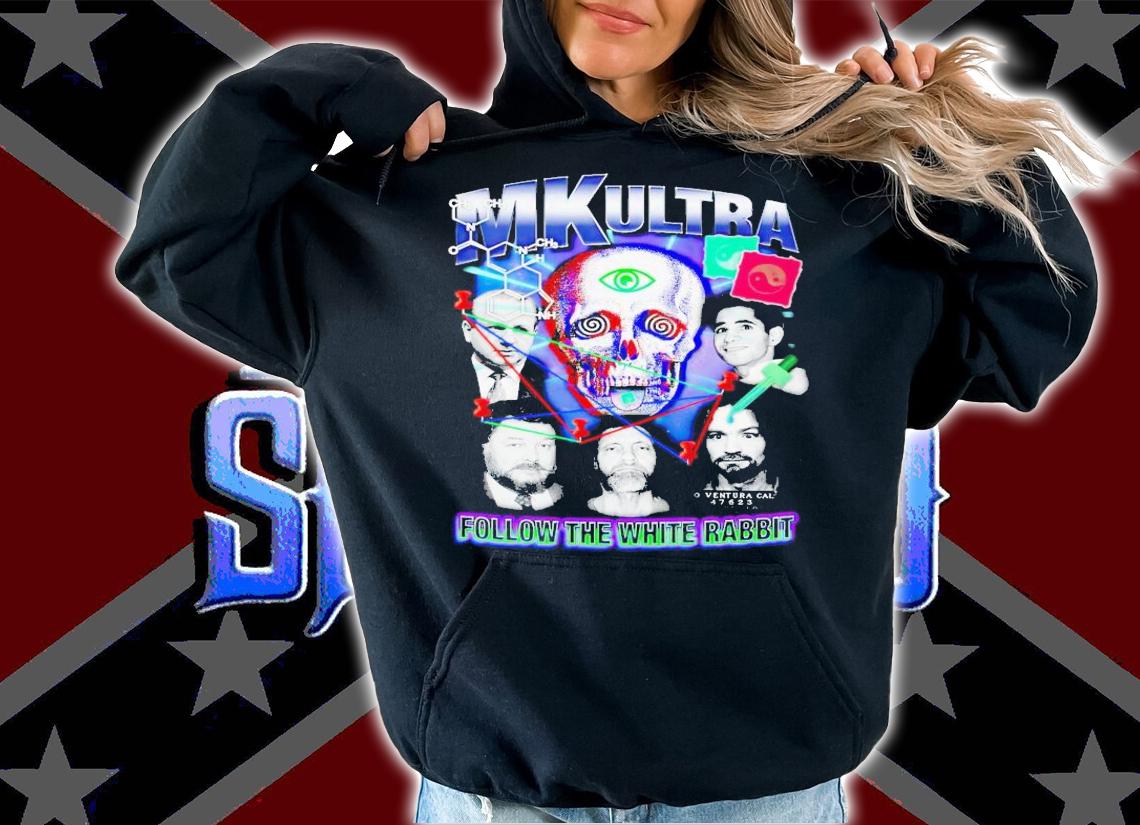 MK Ultra follow the white rabbit shirt t-shirt hoodie