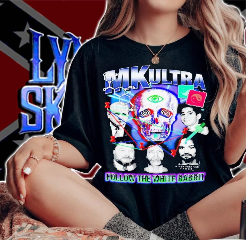MK Ultra follow the white rabbit shirt t-shirt woman shirt