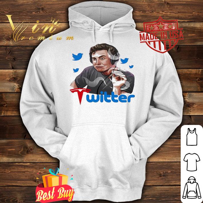 Smoking Elon Musk Twitter shirt t-shirt hoodie