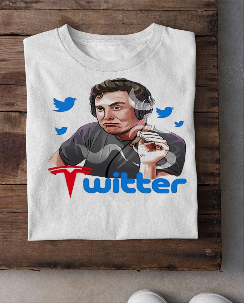 Smoking Elon Musk Twitter shirt t-shirt shirt