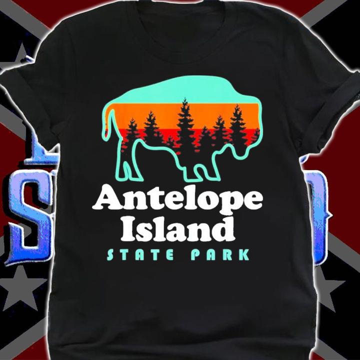 Antelope Island State Park Bison Great Salt Lake Utah Shirt t-shirt