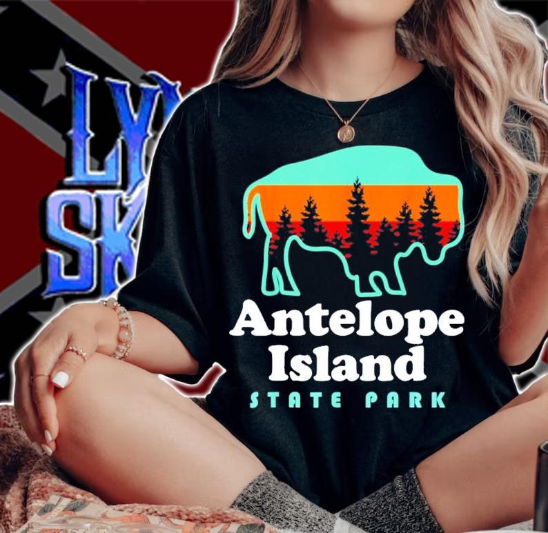 Antelope Island State Park Bison Great Salt Lake Utah Shirt t-shirt
