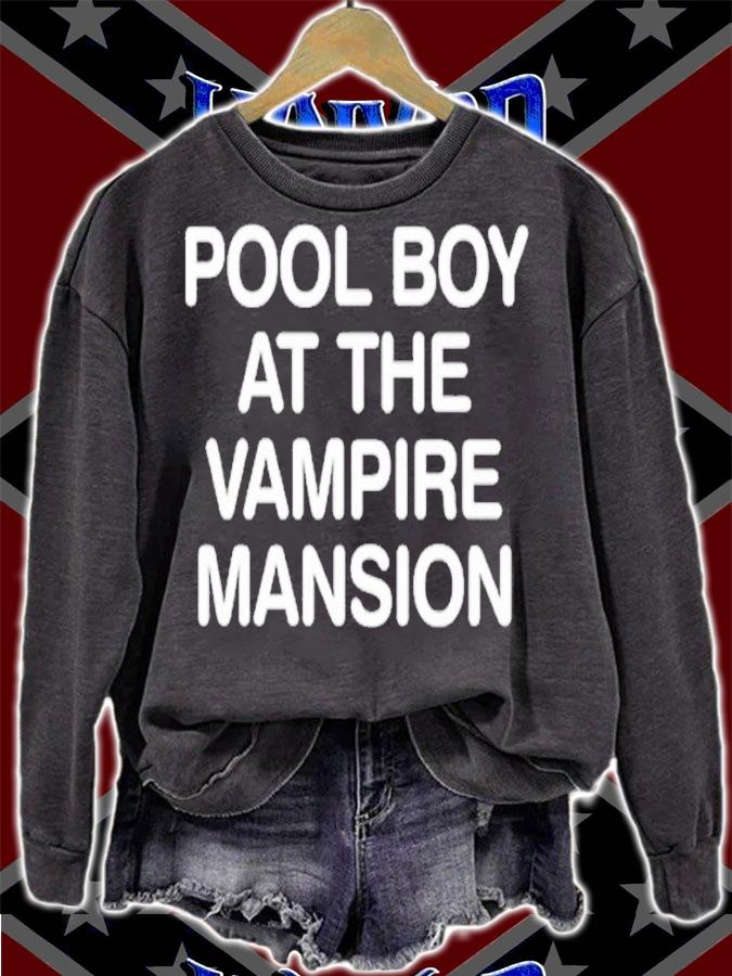 Pool boy at the vampire Mansion shirt t-shirt