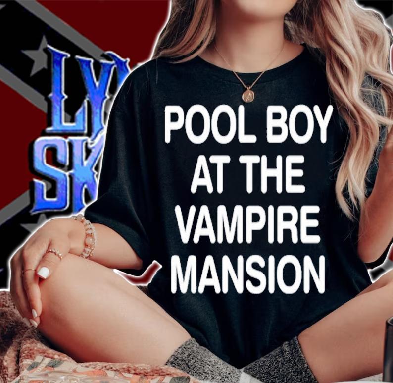 Pool boy at the vampire Mansion shirt t-shirt