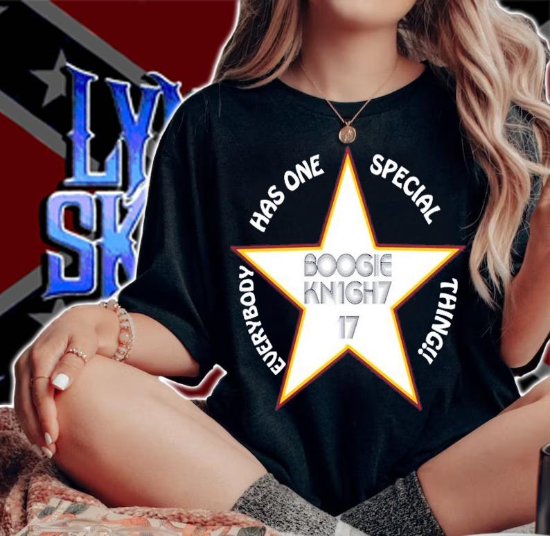 Boogie Knight One Special Thing Dirk Diggler Inspired Movie Logo shirt t-shirt