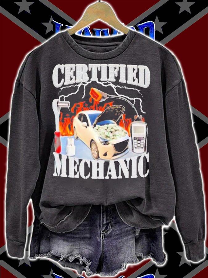 Certified Mechanic shirt t-shirt