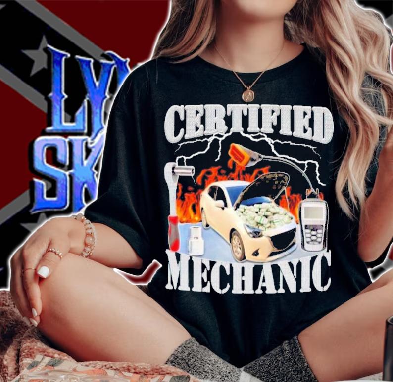 Certified Mechanic shirt t-shirt