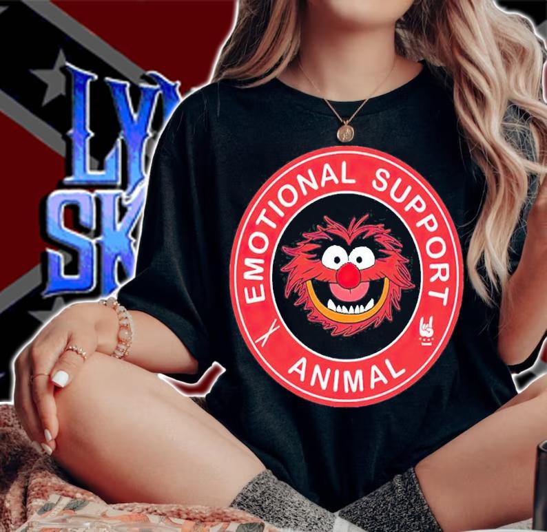 Muppets emotional support animal shirt t-shirt woman shirt