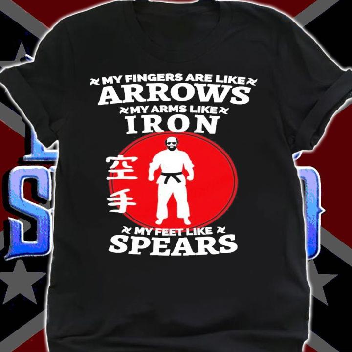 Murray Bauman My Fingers Are Like Arrows my arms like Iron my feet like spears shirt t-shirt