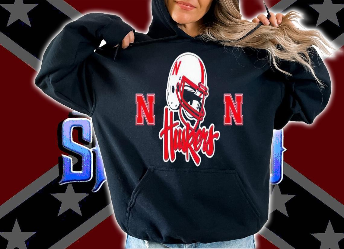 Nebraska Cornhuskers Wallpaper Black Shirt t-shirt