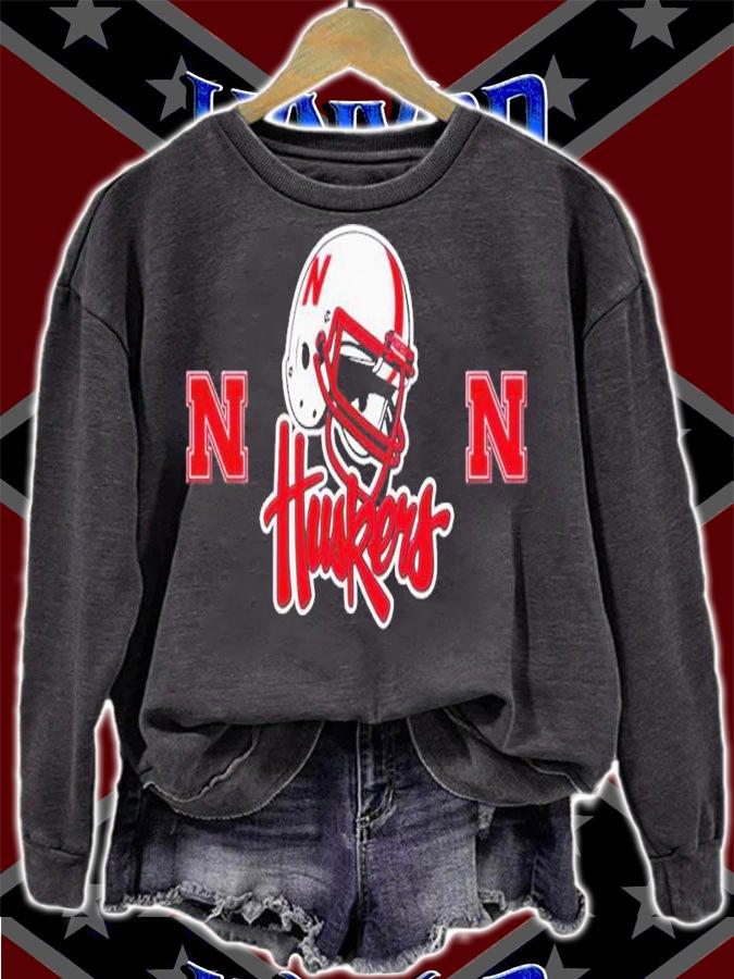 Nebraska Cornhuskers Wallpaper Black Shirt t-shirt
