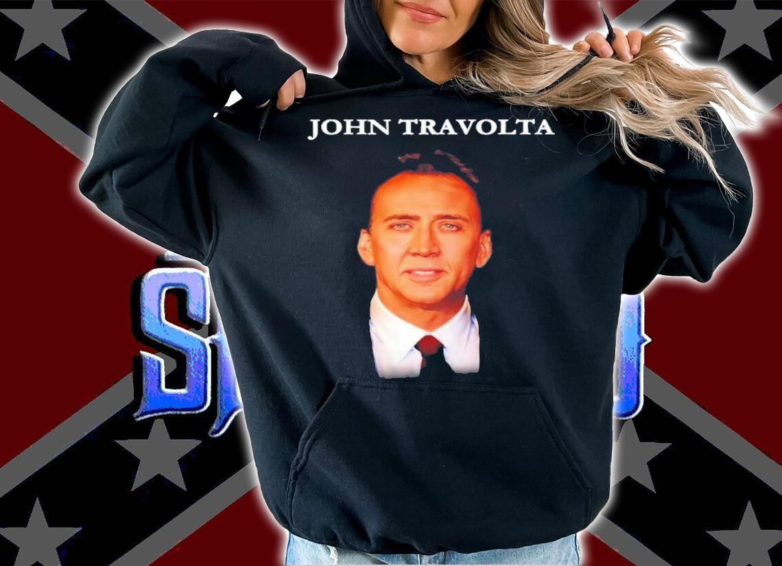 Nicolas Cage Is John Travolta Funny Shirt t-shirt