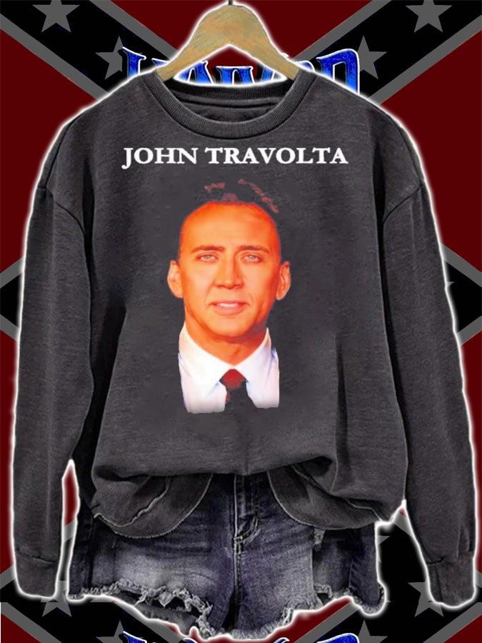 Nicolas Cage Is John Travolta Funny Shirt t-shirt