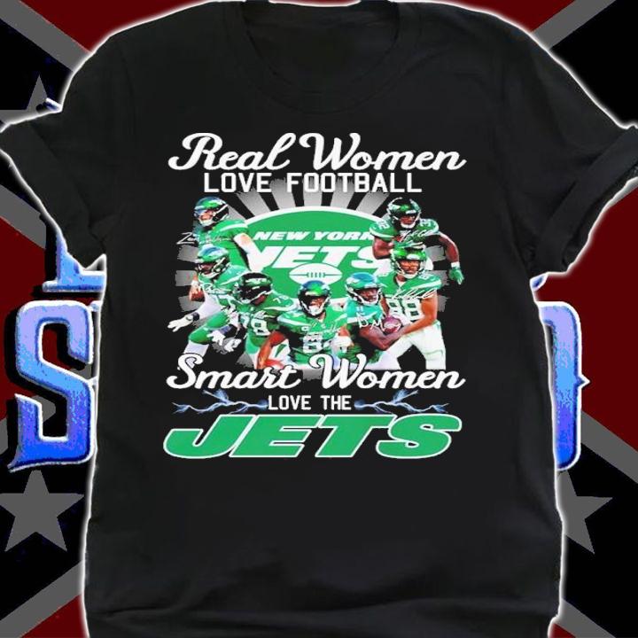 Real Women Love Football Smart Women Love New York Jets Signatures Shirt t-shirt shirt