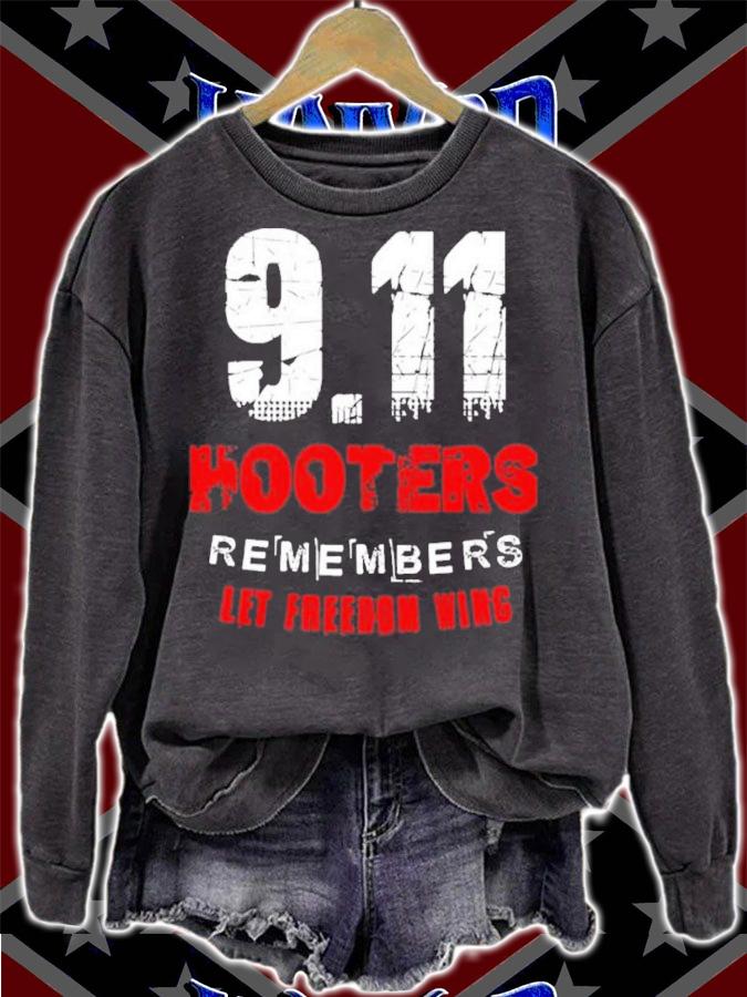 911 Hooters Remembers Let Freedom Shirt t-shirt sweatshirt