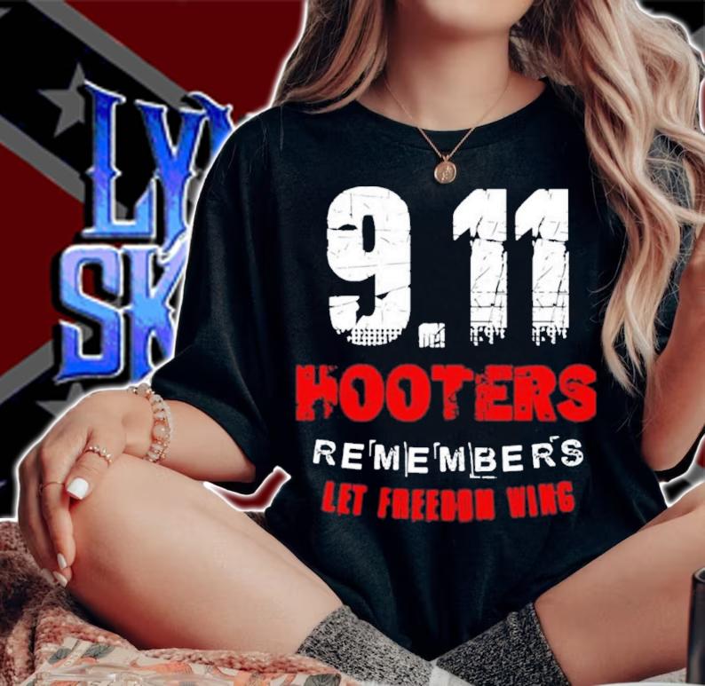 911 Hooters Remembers Let Freedom Shirt t-shirt woman shirt