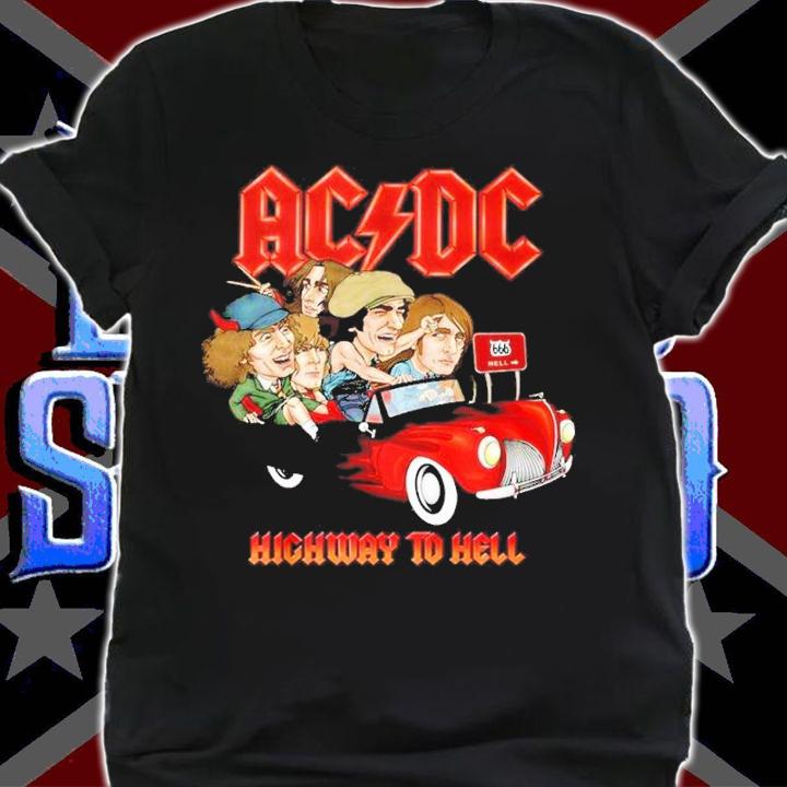 ACDC Highway to Hell shirt t-shirt shirt