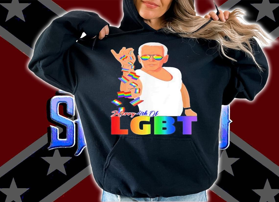 Anti Biden Salt Merry 4th Of LGBTQ Coming Out Day T-Shirt t-shirt hoodie