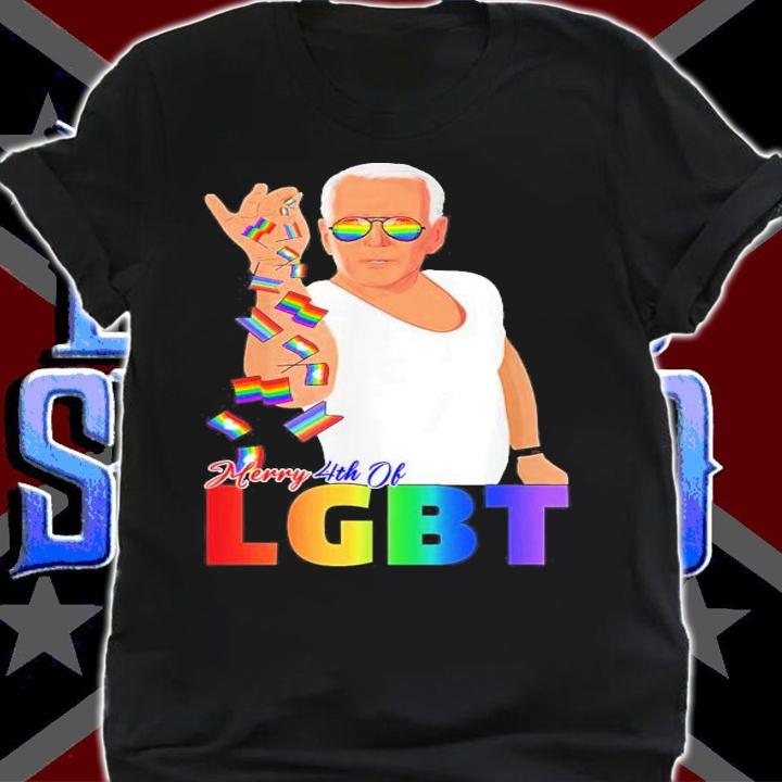 Anti Biden Salt Merry 4th Of LGBTQ Coming Out Day T-Shirt t-shirt shirt