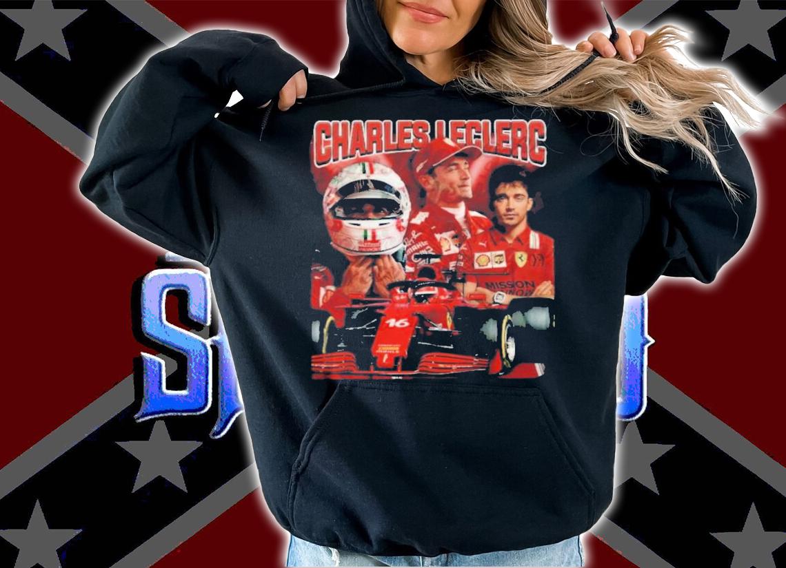 Charles Leclerc Scuderia Ferrari F1 90s Vintage T-Shirt t-shirt hoodie