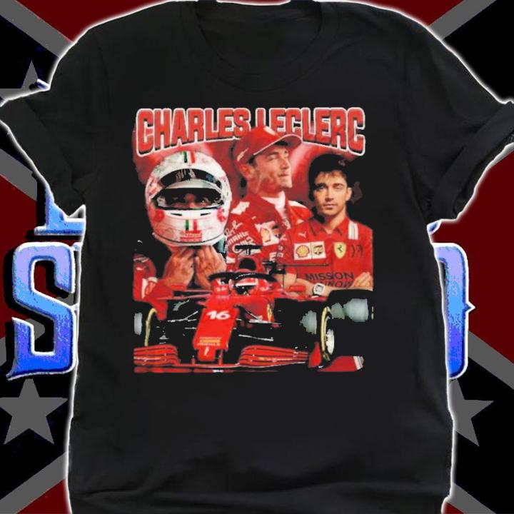 Charles Leclerc Scuderia Ferrari F1 90s Vintage T-Shirt t-shirt shirt