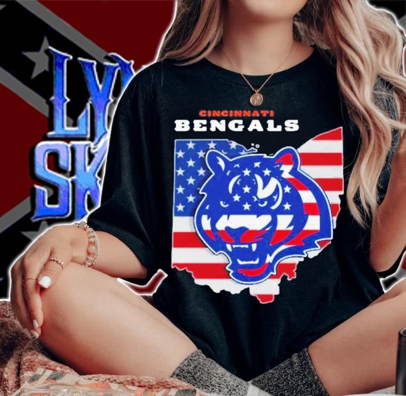 Cincinnati Bengals City Logo Tiger Shirt t-shirt woman shirt