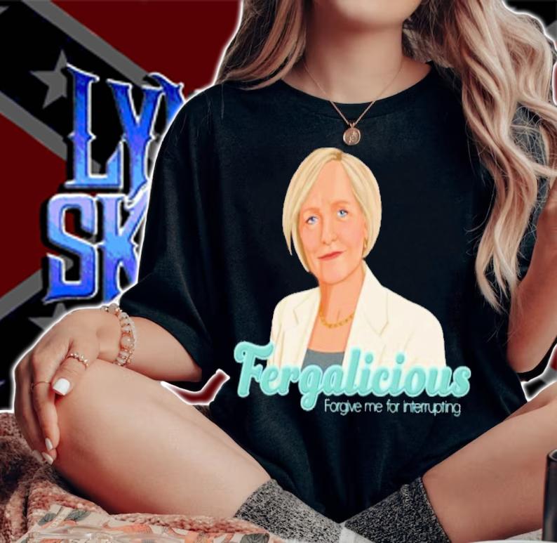 Sarah Ferguson Fergalicious Forgive Me For Interrupting Shirt t-shirt
