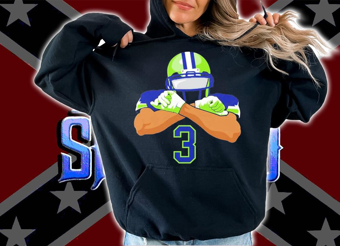 Seattle Football Player Number 3 T-Shirt t-shirt hoodie