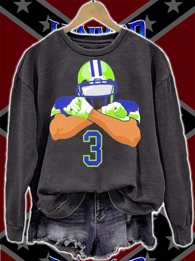 Seattle Football Player Number 3 T-Shirt t-shirt sweatshirt